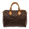 Image 1 : Louis Vuitton Brown Monogram Canvas Speedy 30 Satchel Bag