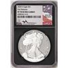 Image 1 : 2020-S $1 Proof American Silver Eagle Coin NGC PF70 Ultra Cameo Mercanti Signature