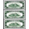 Image 2 : Lot of (3) 1950 $10 Federal Reserve Notes Chicago