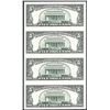 Image 2 : Uncut Sheet of (4) 1995 $5 Federal Reserve Notes