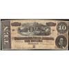 Image 1 : 1864 $10 Confederate States of America Note