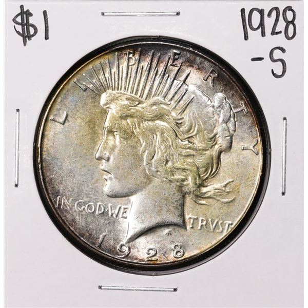 1928-S $1 Peace Silver Dollar Coin