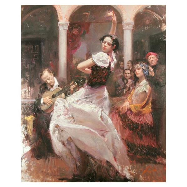 Pino (1939-2010) "Seville In My Heart" Limited Edition Giclee On Canvas