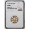 Image 1 : 2016 $5 American Gold Eagle Coin NGC MS69