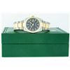 Image 6 : Rolex Mens Two Tone Black Index Datejust Wristwatch