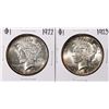 Image 1 : Lot of 1922-1923 $1 Peace Silver Dollar Coins
