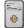 Image 1 : 2016 $5 American Gold Eagle Coin NGC MS70