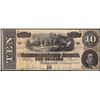 Image 1 : 1864 $10 Confederate States of America Note