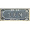 Image 2 : 1864 $10 Confederate States of America Note