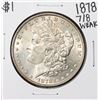 Image 1 : 1878 7/8TF Weak $1 Morgan Silver Dollar Coin