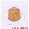 Image 1 : Gold Sovereign Love Token Coin