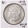 Image 1 : 1878 7TF Reverse of 1879 $1 Morgan Silver Dollar Coin