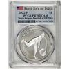 Image 1 : 2022-P $1 Proof Negro Leagues Baseball Silver Dollar Coin PCGS PR70DCAM FDOI