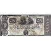 Image 1 : 1800's $50 The Sussex Bank Newton, NJ Obsolete Note