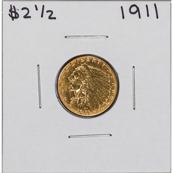 1911 $2 1/2 Indian Head Quarter Eagle Gold Coin