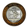 Image 2 : .999 Silver McCarran International Airport Las Vegas, NV $10 Limited Gaming Token