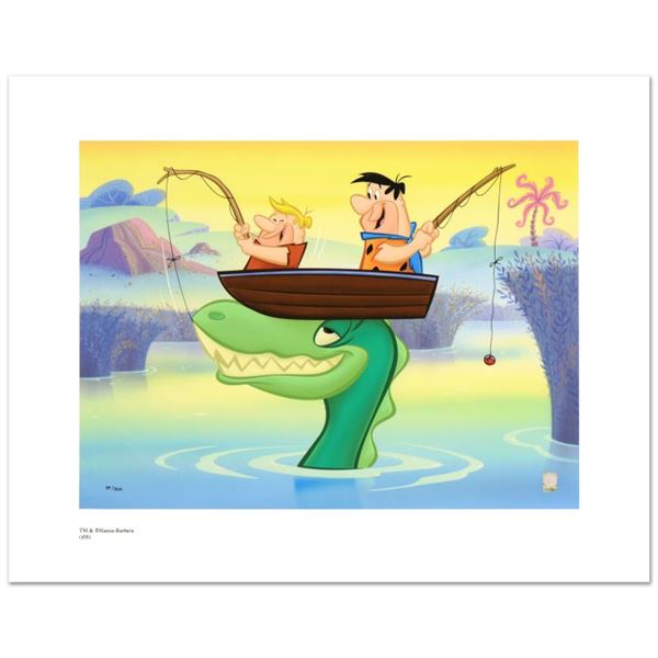 Hanna-Barbera  Fred And Barney Fishing  Limited Edition Giclee On Paper