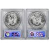 Image 2 : Lot of (2) 1999 $1 American Silver Eagle Coin PCGS MS68 First Strikes