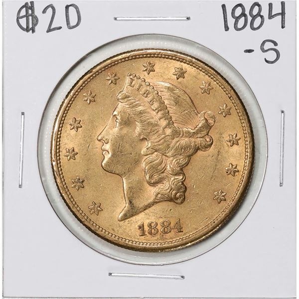 1884-S $20 Liberty Head Double Eagle Gold Coin