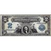 Image 1 : 1899 $2 Mini-Porthole Silver Certificate Note