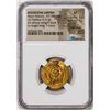 Image 1 : AD 582-602 Byzantine Empire Maurice Tiberius AV Solidus Ancient Gold Coin NGC XF