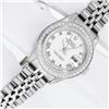 Image 2 : Rolex Ladies Stainless Steel White Roman Diamond Datejust Wristwatch