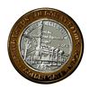 Image 1 : .999 Silver Golden Gate Las Vegas, Nevada $10 Casino Limited Edition Gaming Token