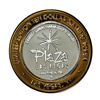 Image 2 : .999 Silver Plaza Hotel & Casino Las Vegas, NV $10 Limited Edition Gaming Token