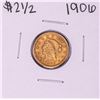 Image 1 : 1906 $2 1/2 Liberty Head Quarter Eagle Gold Coin