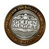 Image 2 : .999 Silver Golden Nugget Las Vegas, Nevada $10 Casino Limited Edition Gaming Token