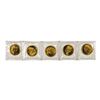 Image 1 : Lot of (5) Sealed 1999 Canadian $5 Maple Leaf Gold Coins