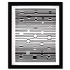 Image 1 : Victor Vasarely (1908-1997) "Markab De La Serie Ondulatoires" Print Mixed Media