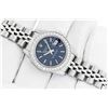 Image 3 : Rolex Ladies Stainless Steel Blue Index Diamond Datejust Wristwatch