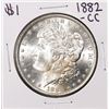 Image 1 : 1882-CC $1 Morgan Silver Dollar Coin