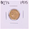 1915 $2 1/2 Indian Head Quarter Eagle Gold Coin