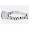 Image 6 : Rolex Ladies Stainless Steel Silver Index Ruby and Diamond Date Wristwatch