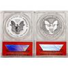 Image 2 : 2013-W $1 Reverse Proof & Enhanced American Silver Eagle Coins ANACS PR70DCAM/EU70