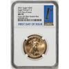 Image 1 : 2021 Type 2 $25 American Gold Eagle Coin NGC MS70 First Day of Issue