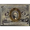 Image 1 : March 3, 1863 Second Issue Five Cents Fractional Currency Note