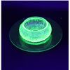 Image 2 : Uranium Glass Bowl and Plate