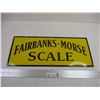 Image 1 : *Porcelain Fairbanks-Morse Scale Sign (24x10)