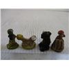 Image 5 : (7)Assorted Red Rose Tea Ornaments