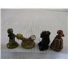 Image 5 : (7)Assorted Red Rose Tea Ornaments