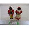 Image 1 : Black Americana Salt and Pepper Shakers