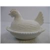 Image 3 : Milk Glass Hen on Nest (6.5" Long)