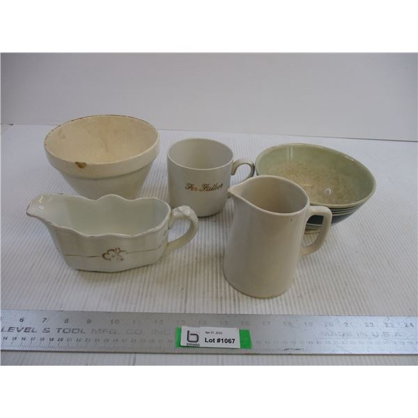 (5) Assorted Pieces of Stoneware (including Medicine Hat and Nelson Ware)