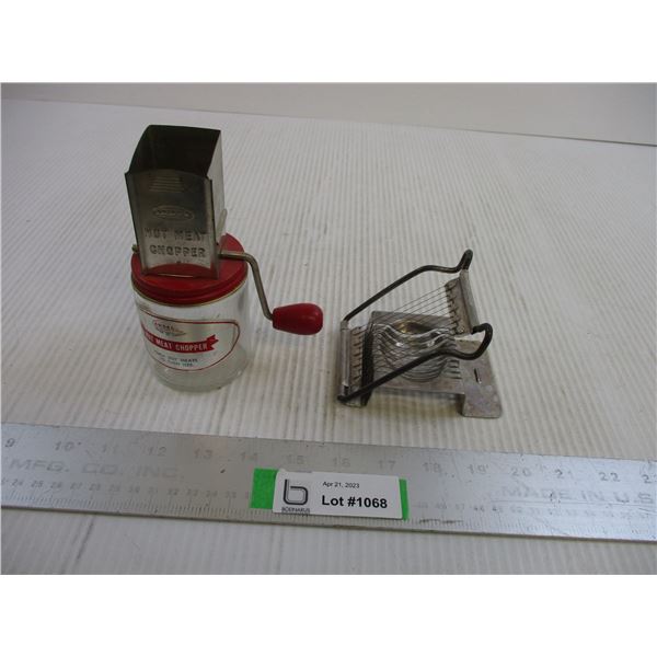 Egg Cutter and Nut Meat Chopper