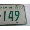 Image 3 : 1970 Saskatchewan Farm License Plate