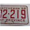 Image 3 : 1958 Saskatchewan Wheat Province License Plate