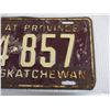 Image 3 : 1954 Saskatchewan Wheat Province License Plate